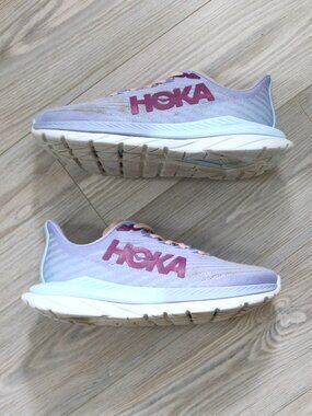 Hoka One One Mach 5 Running Shoes Women's Lavender 1127894 BLSSN Sneaker Size 9B